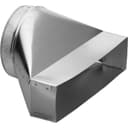 10-Inch Round to Rectangular Transition for Range Hoods and Bath Ventilation Fans view 2