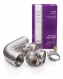 8' Semi-Rigid Dryer Vent Kit, with 2 Elbows view 3
