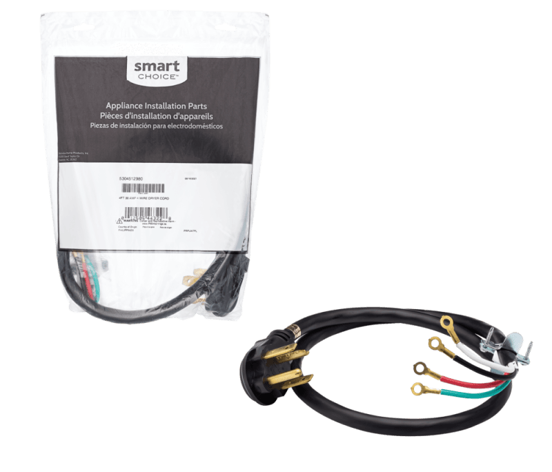 4' 30 Amp 4 Wire Dryer Cord