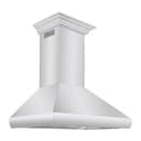 Professional Convertible Vent Wall Mount Range Hood with Crown Molding (587CRN) - 30 Inch view 1