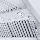 Professional Convertible Vent Wall Mount Range Hood with Crown Molding (587CRN) - 30 Inch view 5