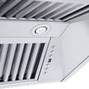 Professional Convertible Vent Wall Mount Range Hood with Crown Molding (587CRN) - 30 Inch view 7