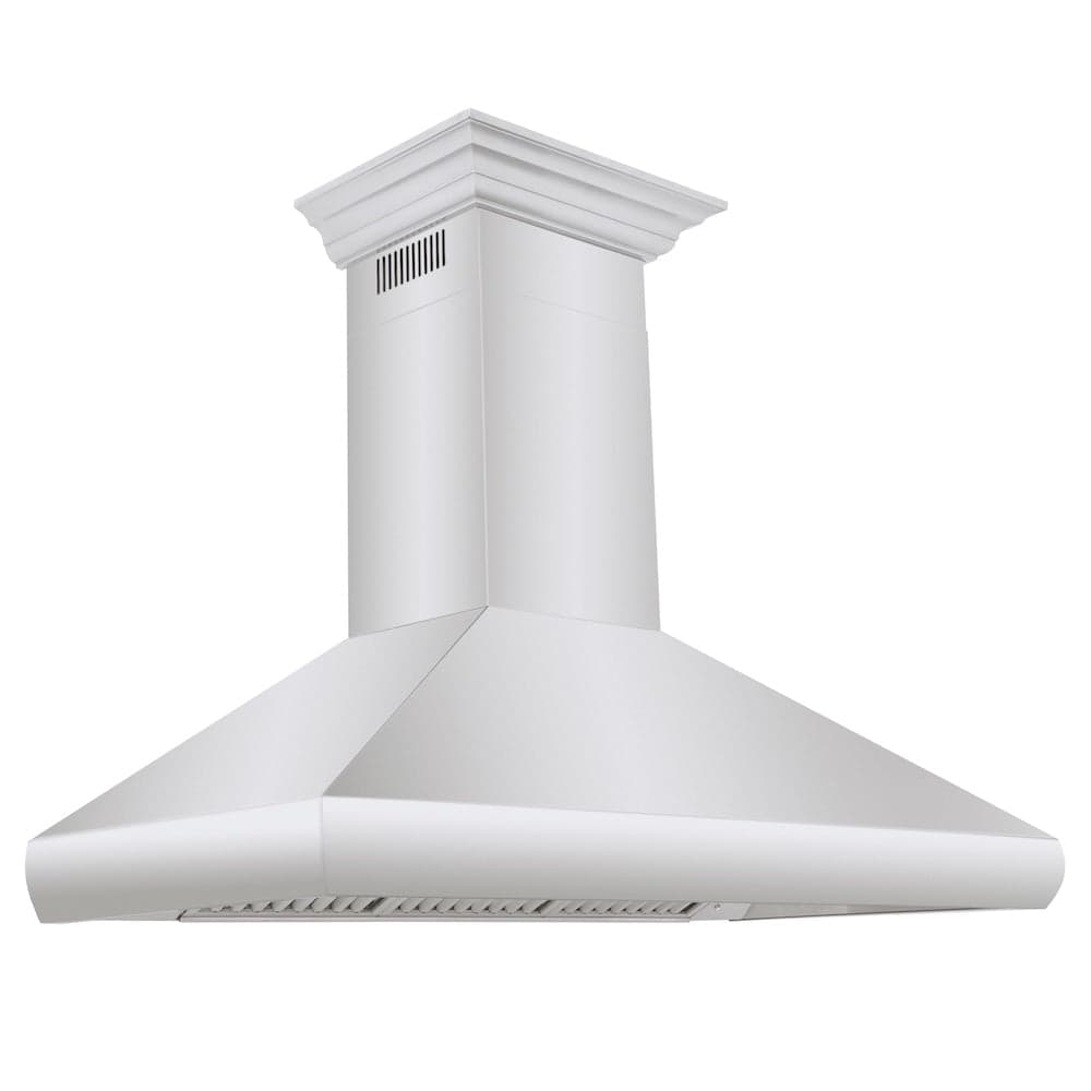 48" Professional Convertible Vent Wall Mount Range Hood with Crown Molding - 48 Inch