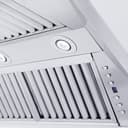 48" Professional Convertible Vent Wall Mount Range Hood with Crown Molding - 48 Inch view 6