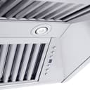48" Professional Convertible Vent Wall Mount Range Hood with Crown Molding - 48 Inch view 8