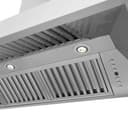 60" Professional Convertible Vent Wall Mount Range Hood  - 60 inch view 6