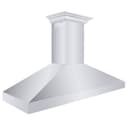 Professional Convertible Vent Wall Mount Range Hood with Crown Molding (597CRN) - 60 Inch view 1