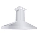 Professional Convertible Vent Wall Mount Range Hood with Crown Molding (597CRN) - 60 Inch view 3