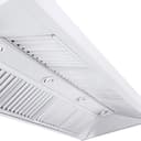 Professional Convertible Vent Wall Mount Range Hood with Crown Molding (597CRN) - 60 Inch view 9