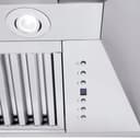Professional Convertible Vent Wall Mount Range Hood with Crown Molding (597CRN) - 60 Inch view 10