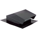 Steel Roof Cap, 3-1/4-Inch x 10-Inch or Up to 8-Inch Round Duct, Black view 2
