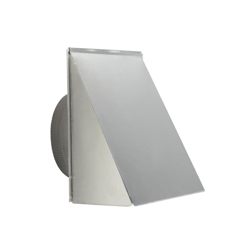 Fresh Air Inlet Wall Cap for 8" Round Duct for Range Hoods and Bath Ventilation Fans