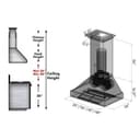 Designer Series Wall Mount Range Hood (655-HBXXX) - 36 inch view 8
