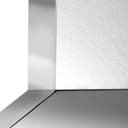 30" Designer Series Convertible Vent Wall Mount Range Hood in DuraSnow Stainless Steel with Mirror Accents(655MR-30) view 6