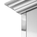 36 in. Designer Series Ducted Wall Mount Range Hood in DuraSnow Stainless Steel with Mirror Accents view 8