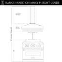 36 in. Designer Series Ducted Wall Mount Range Hood in DuraSnow Stainless Steel with Mirror Accents view 12
