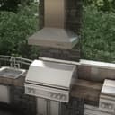 48 In. Outdoor Ducted Wall Mount Range Hood In Outdoor Approved Stainless Steel view 7