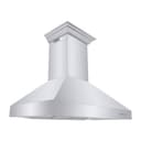 48" Professional Ducted Wall Mount Range Hood with Crown Molding - 48 Inch view 1