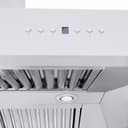 48" Professional Ducted Wall Mount Range Hood with Crown Molding - 48 Inch view 5