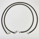 6' braided washer fill hoses rated 1500+ PSI with two female connections, and built-in O-Rings - 2 pack view 2