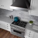 30"Ducted Fingerprint Resistant Stainless Steel Range Hood with Oil Rubbed Bronze Shell view 7