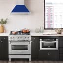 30" DuraSnow® Stainless Steel Range Hood with Color Shell Options (8654SNX-30) Gloss view 2
