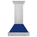 30" DuraSnow® Stainless Steel Range Hood with Color Shell Options (8654SNX-30) Gloss view 4