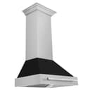 30" DuraSnow® Stainless Steel Range Hood with Color Shell Options (8654SNX-30) Matte view 1