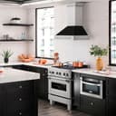 30" DuraSnow® Stainless Steel Range Hood with Color Shell Options (8654SNX-30) Matte view 6