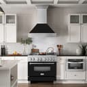 36" DuraSnow® Stainless Steel Range Hood with Shell (8654SNX-36) Matte view 2