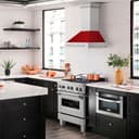 30" DuraSnow® Range Hood with Color Shell Options (8654SNX-30) - Red Gloss view 6