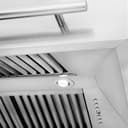30" DuraSnow® Stainless Steel Range Hood with Color Shell Options (8654SNX-30) Matte view 7