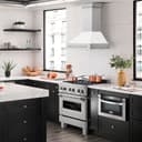 30" DuraSnow® Stainless Steel Range Hood with Color Shell Options (8654SNX-30) Matte view 9