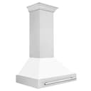 36" DuraSnow® Stainless Steel Range Hood with Shell (8654SNX-36) Matte view 5