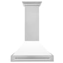 36" DuraSnow® Stainless Steel Range Hood with Shell (8654SNX-36) Matte view 8