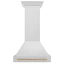 30"Autograph EditionDuraSnow® Range Hood withDuraSnow® Shell and Handle (8654SNZ-30) - Champagne Bronze view 3