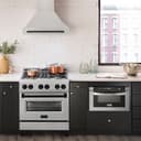 30"Autograph EditionDuraSnow Stainless Steel® Range Hood withDuraSnow Stainless Steel® Shell and Handle (8654SNZ-30) - Matte view 2