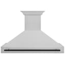 48"Autograph Edition Fingerprint Resistant Stainless Steel Range Hood with Matte Black Handle view 3
