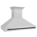 48"Autograph Edition Fingerprint Resistant Stainless Steel Range Hood with Matte Black Handle view 4