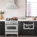 30" Range Hood with Colored Shell and Handle view 2