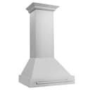 30" Range Hood with Colored Shell and Handle view 3
