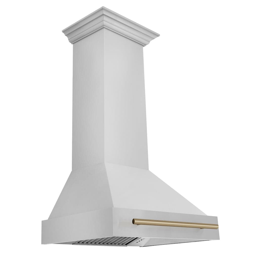 30" Autograph Edition Range Hood with Shell (8654STZ-30) - Champagne Bronze