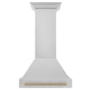 30" Autograph Edition Range Hood with Shell (8654STZ-30) - Champagne Bronze view 4