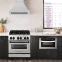 30" Autograph Edition Stainless Steel Range Hood with Stainless Steel Shell (8654STZ-30) - Matte view 2
