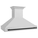 48"Autograph Edition Stainless Steel Range Hood with Stainless Steel Shell and Matte Black Handle view 6