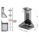 36" Designer Series Ducted Wall Mount Range Hood - 36 Inch view 9