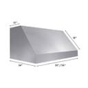 36 In. Satin Stainless Steel Convertible Vent Under Cabinet Range Hood view 10