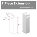 61" Chimney Extension for Ceilings up to 12.5 ft. view 1