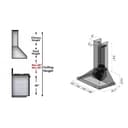 Designer SeriesDuraSnow Stainless Steel® Wall Mount Range Hood (8KBS) - 36 inch view 8
