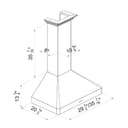 Wall Mount Range Hood inDuraSnow¨ (8KF2S) - 30 Inch view 7